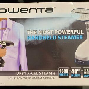 NIB Rowen Blue and White Handheld Steamer